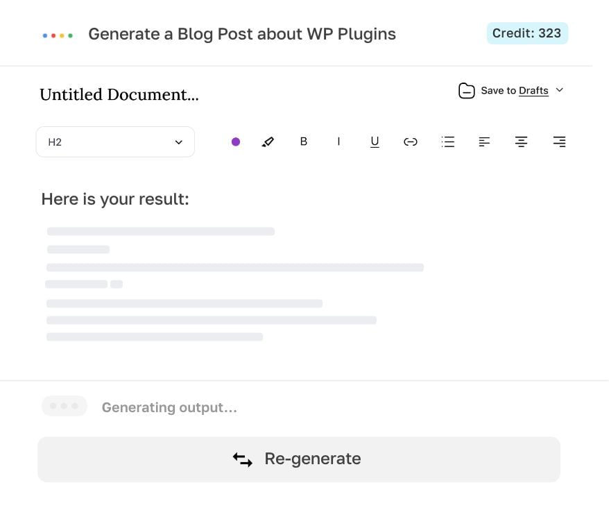 Real-time Editor & Templates